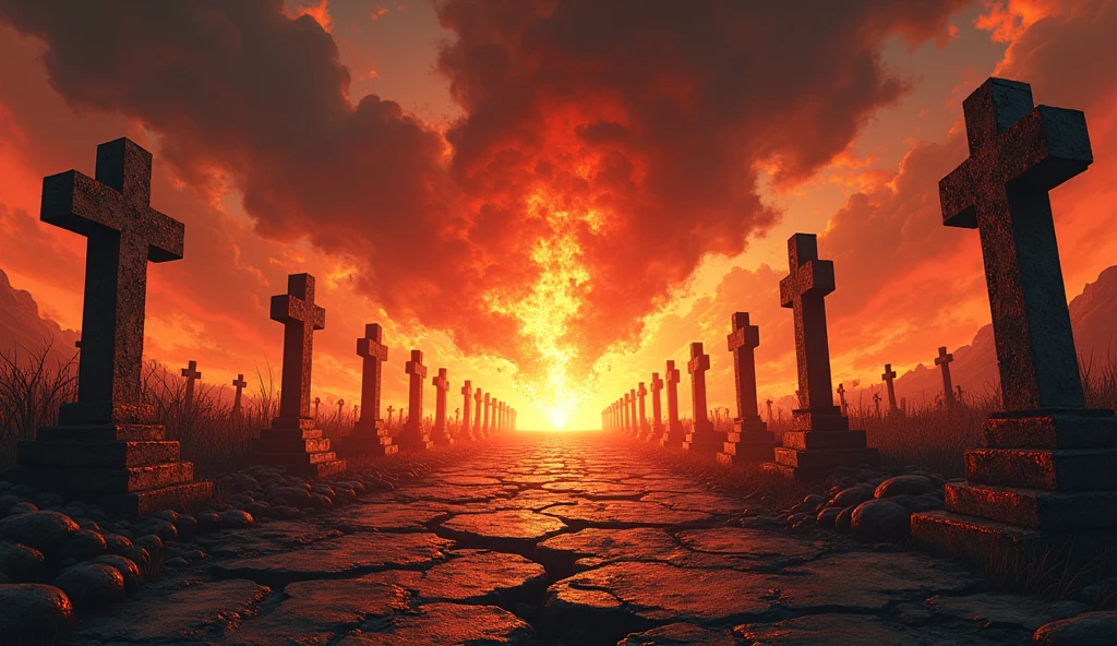 Domain expansion: Grave rusted of the burning field (like in jujuksu kaisen)