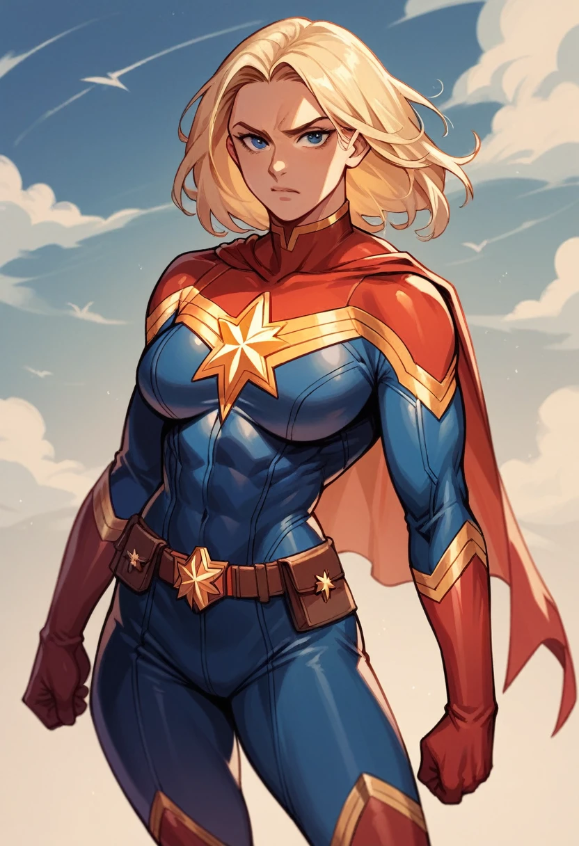 Superhero captain marvel