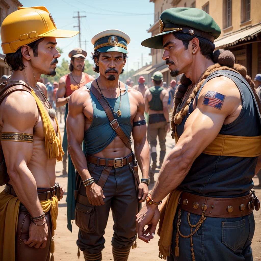 Village people talking