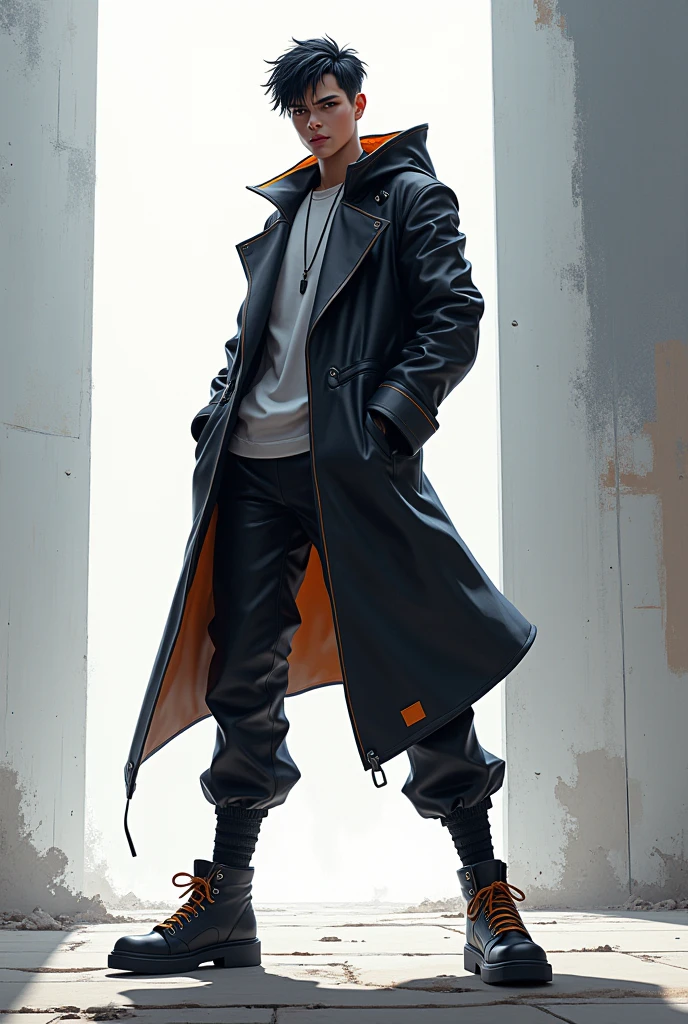 A dynamic pose、cool、An illustration