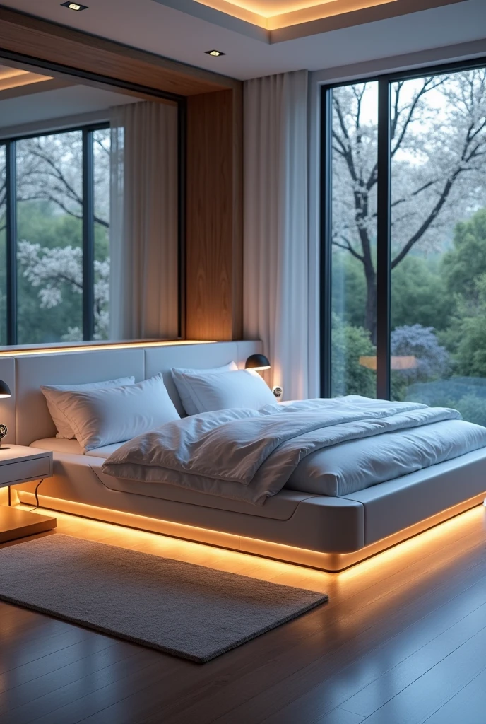Smart bed that adjusts to customer needs