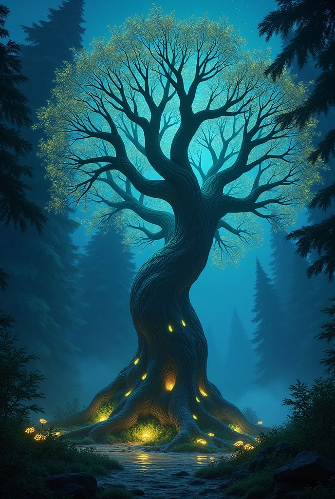 bioluminescent tree

