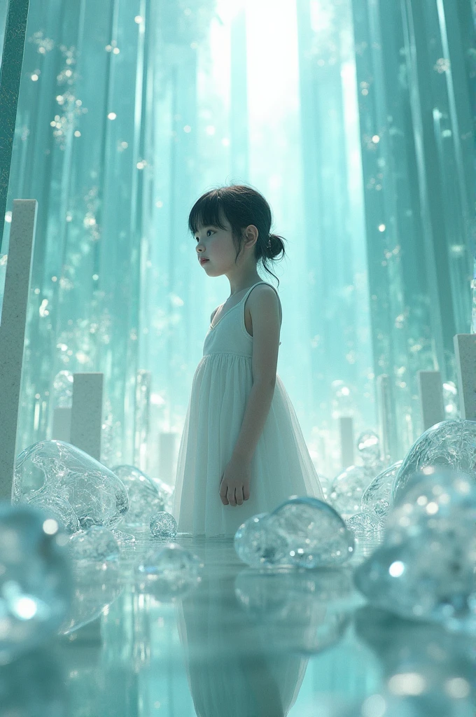 Girl on the glass