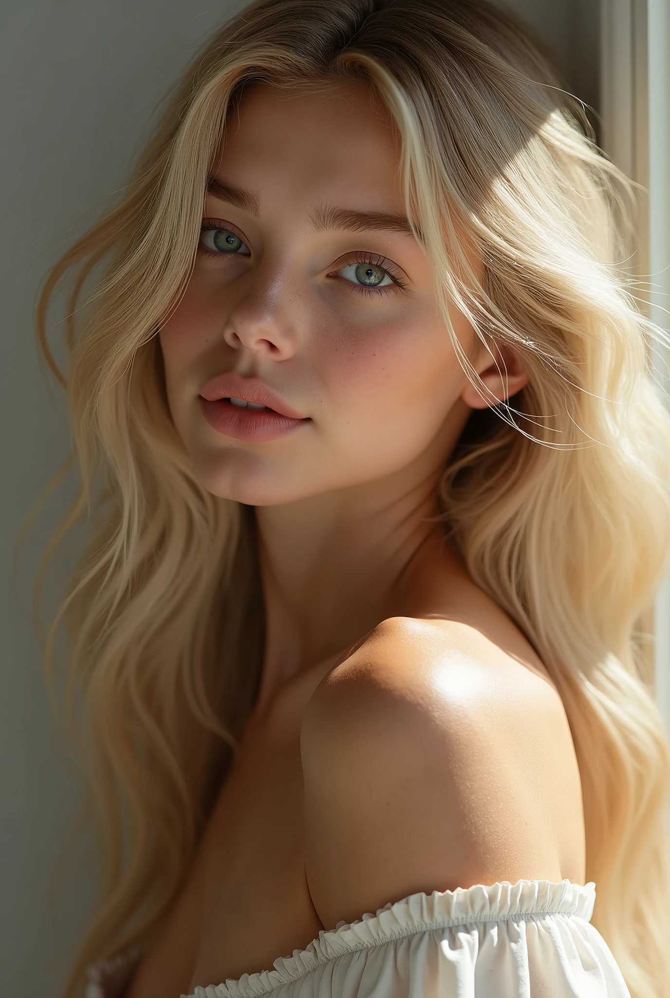 naked girl
blonde hair




