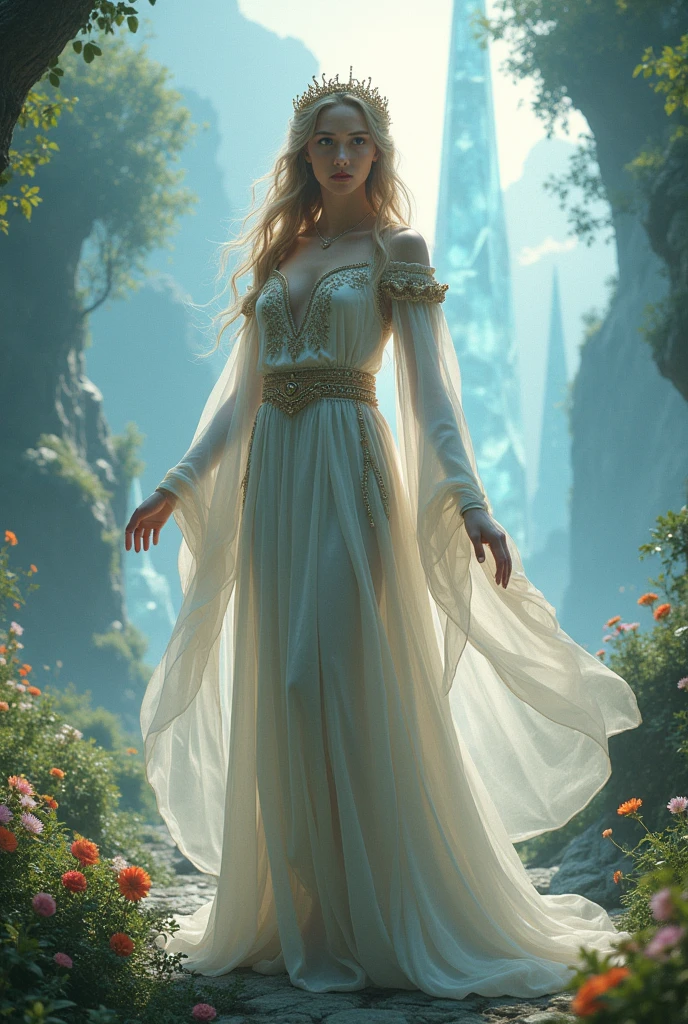 princess in a magical and fantasy place