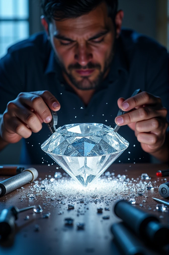 Diamond breaking