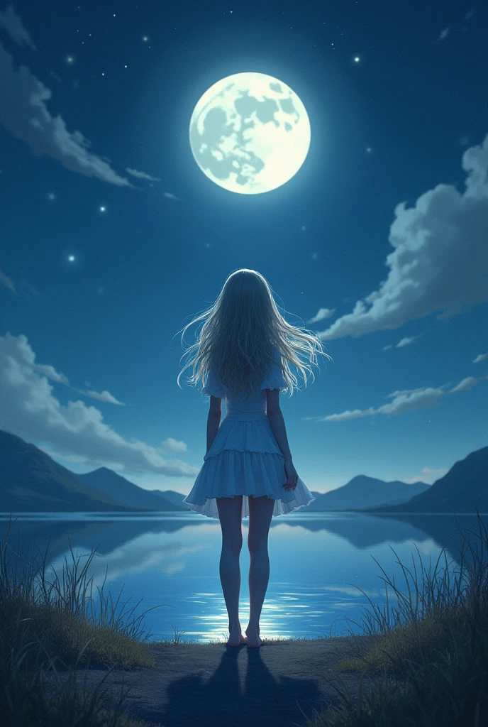 An image based off the song In The Middle Of The Night by Elley Duhé
