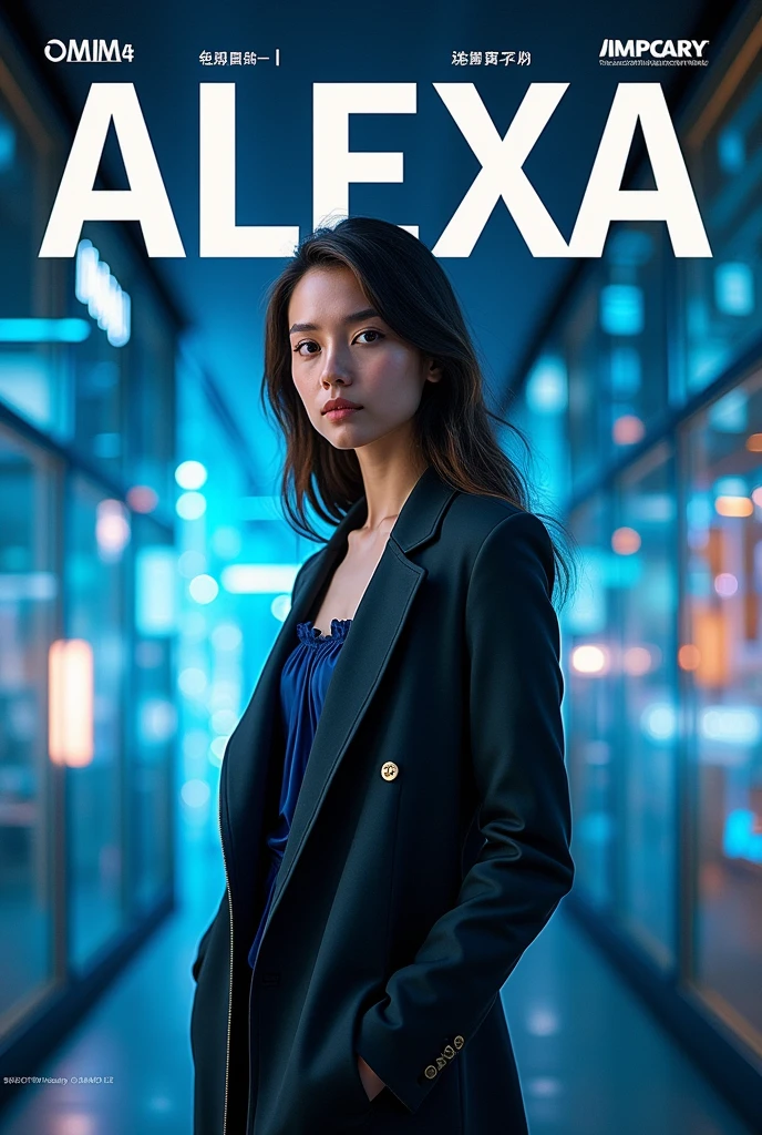 (magazine) quero uma capa de magazine com a alexa (amazon assistant) it must be closed (a magazine)