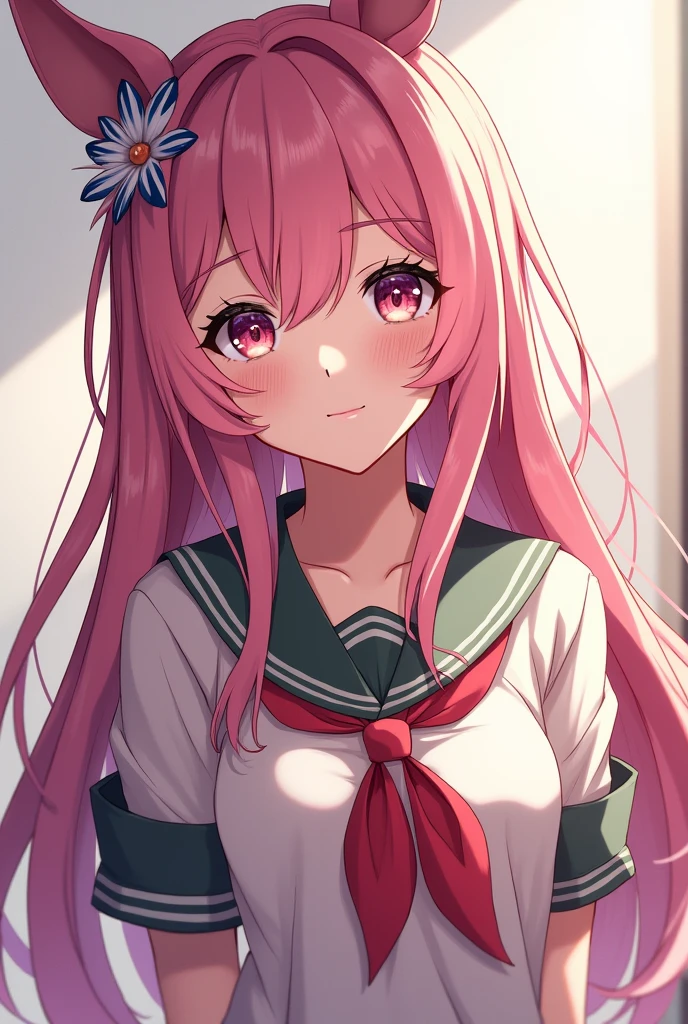 Beautiful anime girl with a big ass