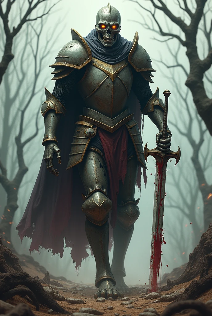 A zombie knight