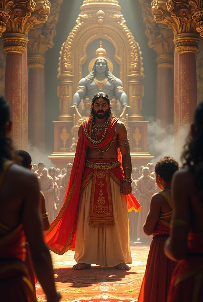 yudhishthir declaring wat