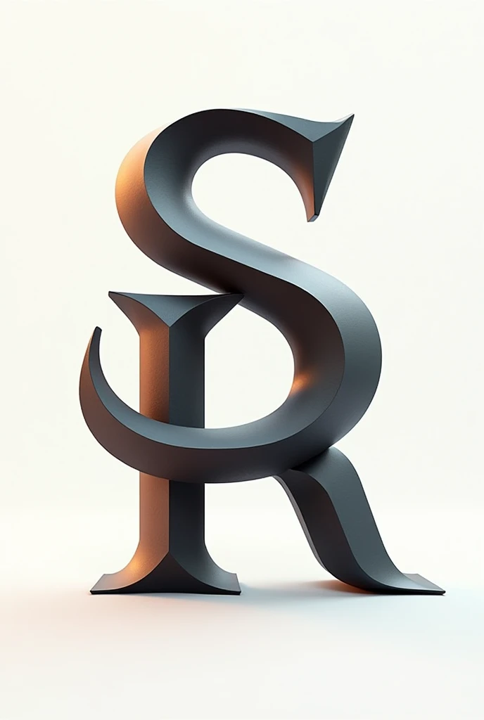 Letter S And R in one letter