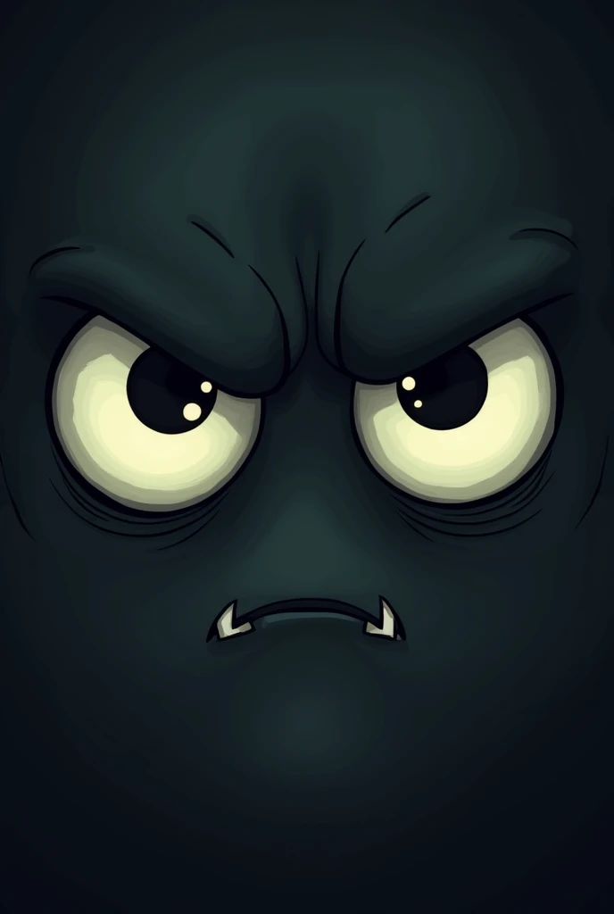 With multiple black eyes staring at you、Dark cartoon images