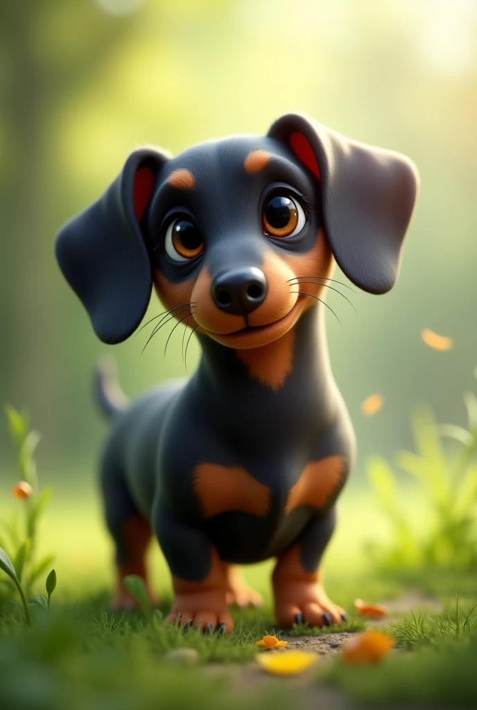 Black Doxie Poee Dog