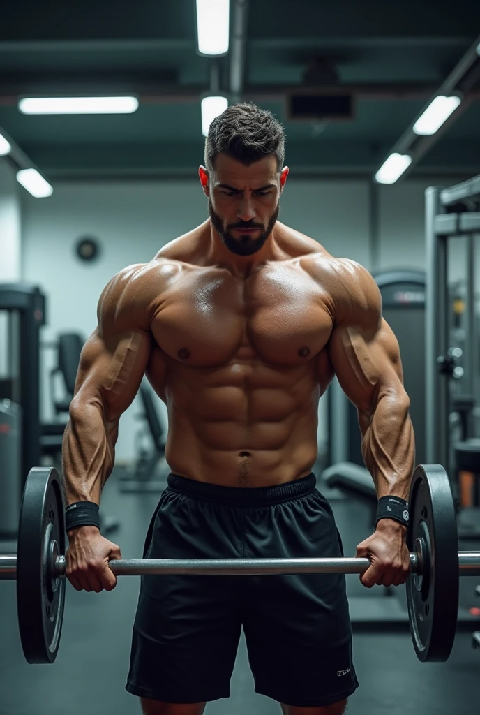 Motivational gym weights exercises