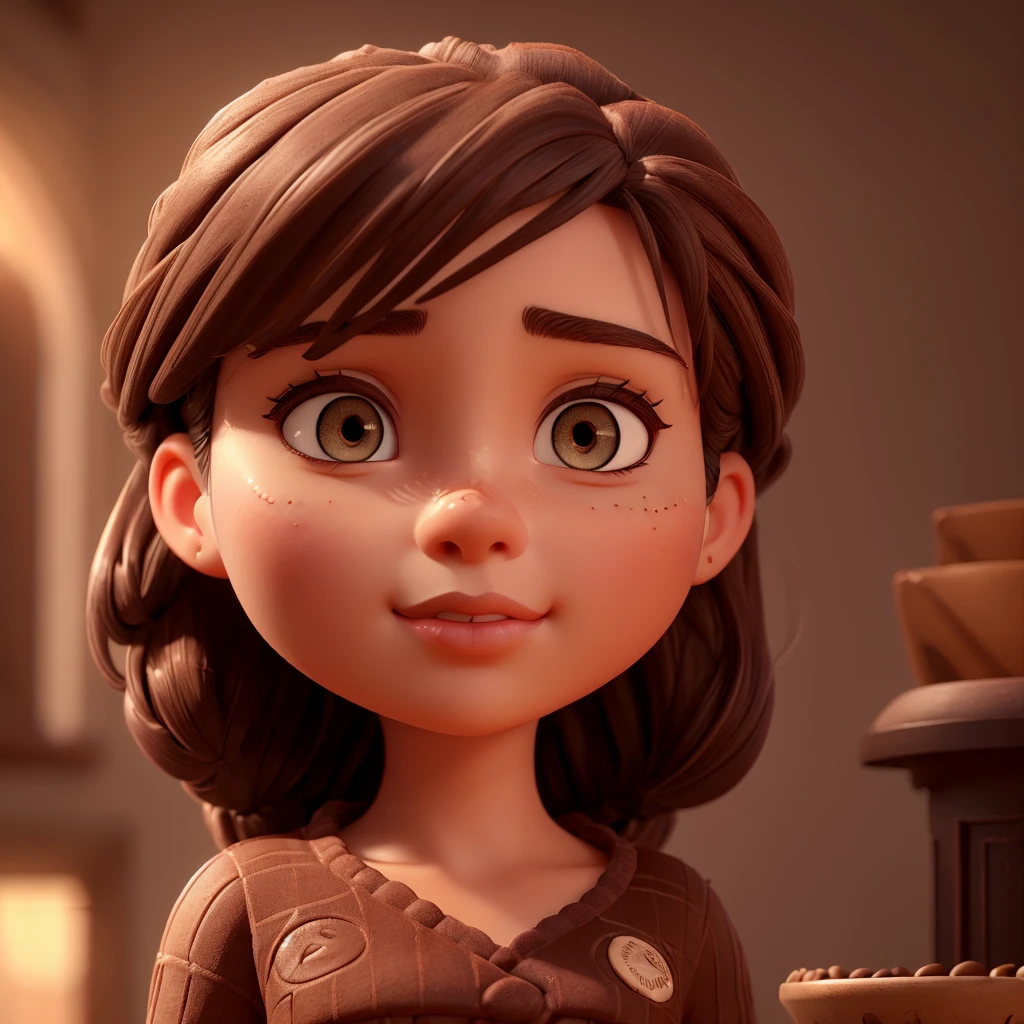 1girl,brigadeiro,beautifully detailed eyes,beautiful detailed lips,extremely detailed face and portrait,deliciously realistic chocolate candy,glossy texture,soft lighting,warm colors,rich brown tones,cinematic lighting,photorealistic,8k,masterpiece