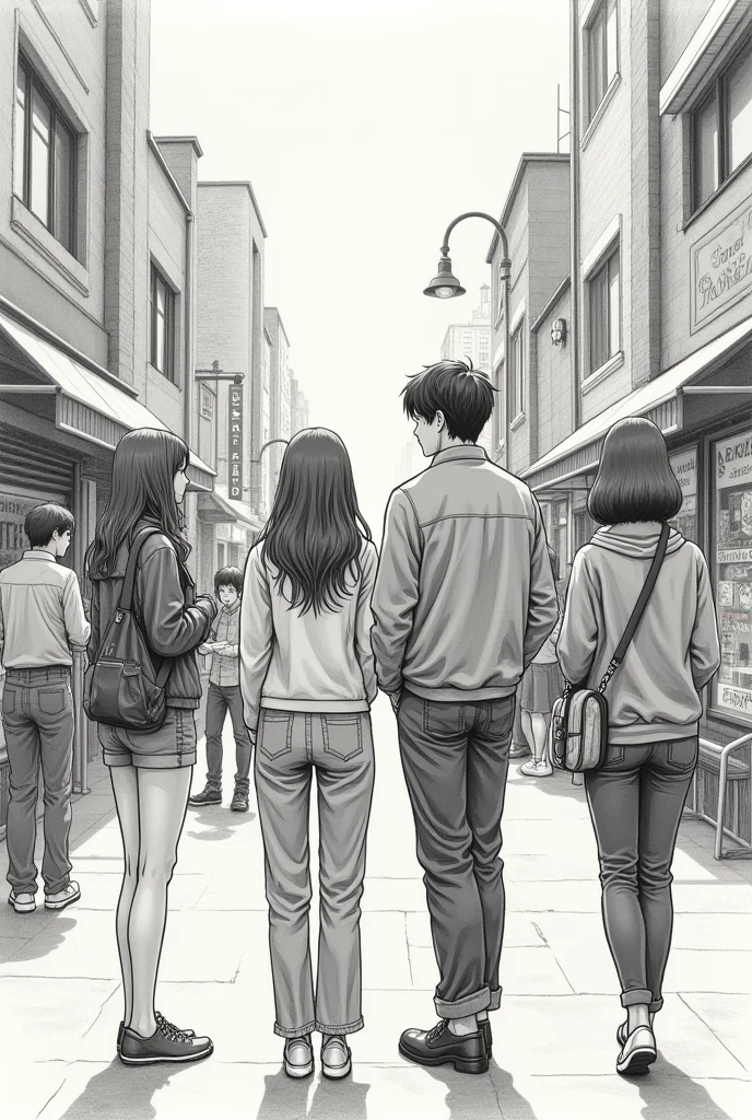 a drawing, basic no anime art style 90s