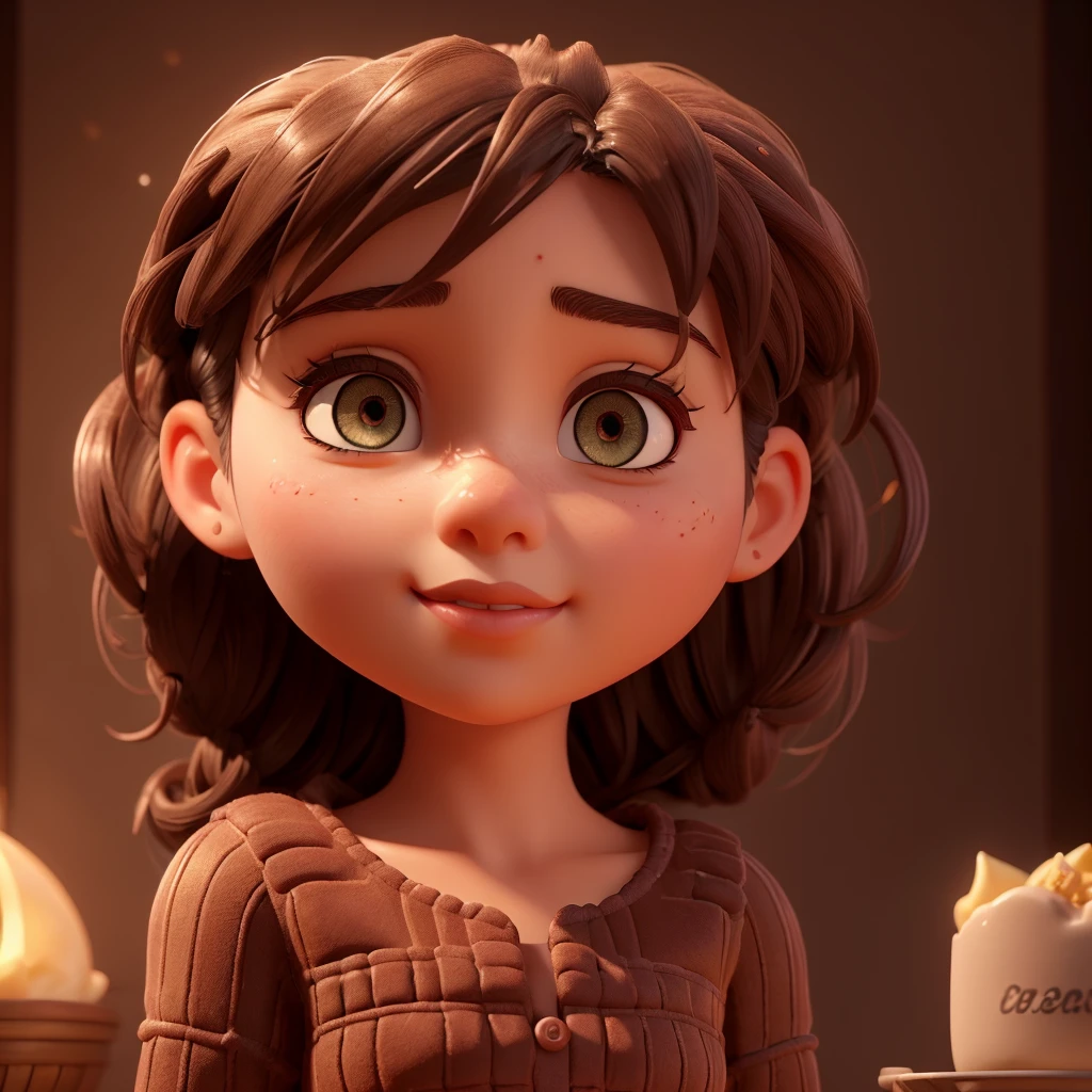 1girl,brigadeiro,beautifully detailed eyes,beautiful detailed lips,extremely detailed face and portrait,deliciously realistic chocolate candy,glossy texture,soft lighting,warm colors,rich brown tones,cinematic lighting,photorealistic,8k,masterpiece