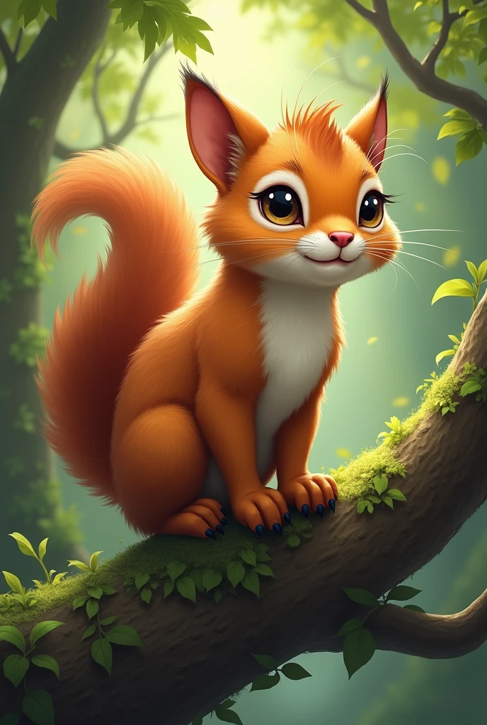 mixed cat and squirrel