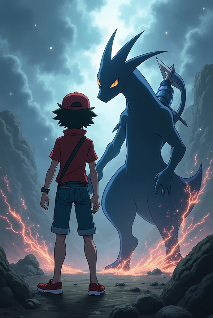 Ash and greninja