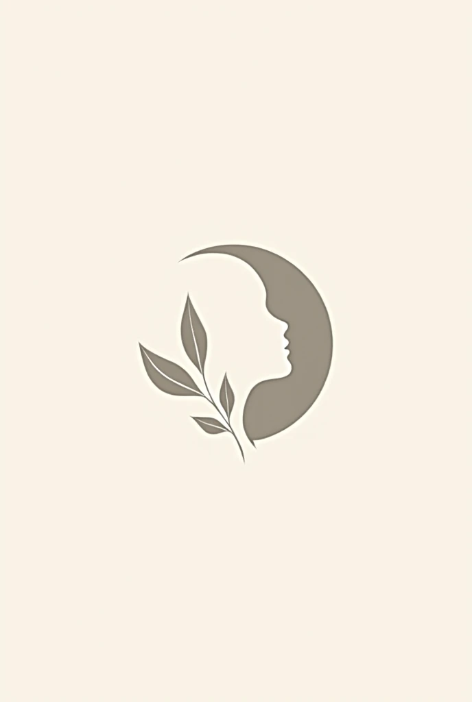 Make a female logo&#39;Petals and profile silhouette, Not so extensive
