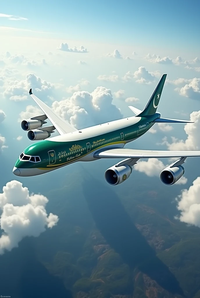 Pakistan PIA theme airline plane