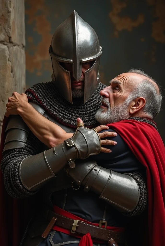 male crusader getting fucked by old man