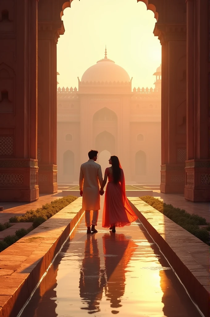 A couple at purana quila delhi