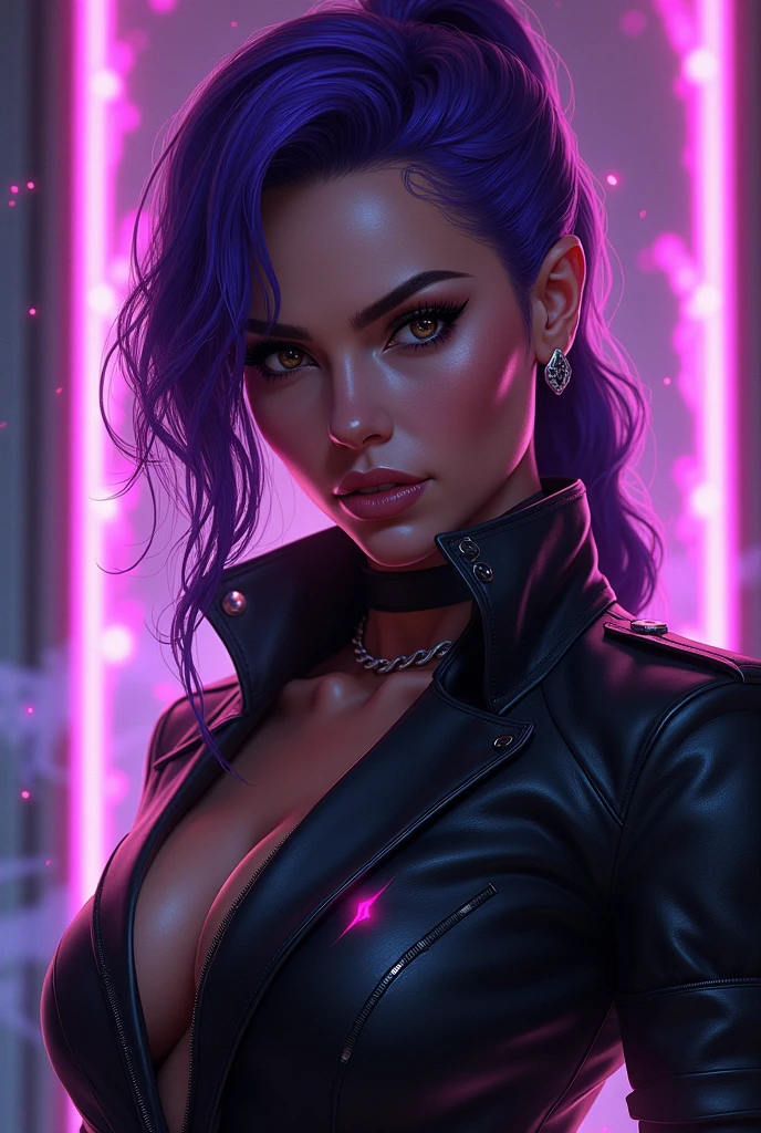 make an image of the character reyna from valorant for me to use as my profile on tiktok