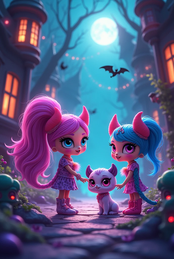 Littlest pet shop monster high 