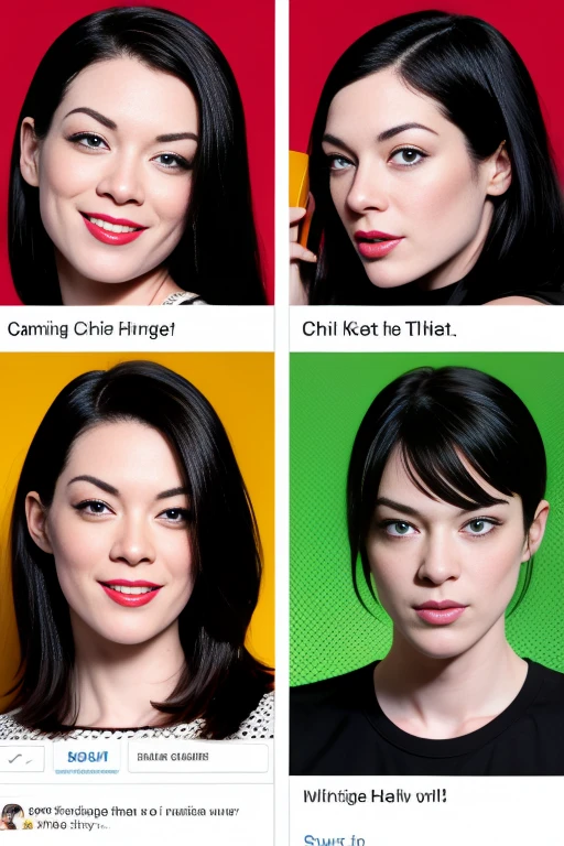 2 comic panels, dot halftone, flat color, main character is stoya-v2 rising her smartphone, panels one with woStoya smirk and the text "Cha-Ching" in sound effect, panel tow with Stoya laugh out loud and saying "IT IS PAYDAY!", text fontstyle comic, red dot background, cute