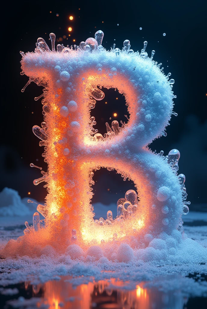 B, with ice and fire 3D