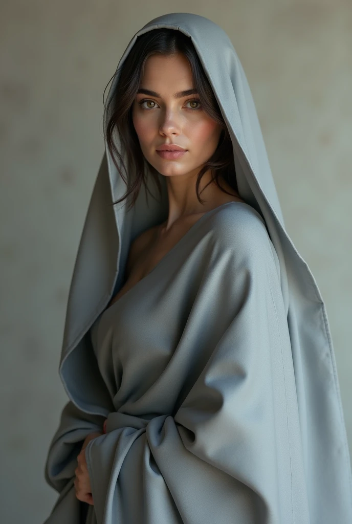 Plane silk duppta in gray color women wear