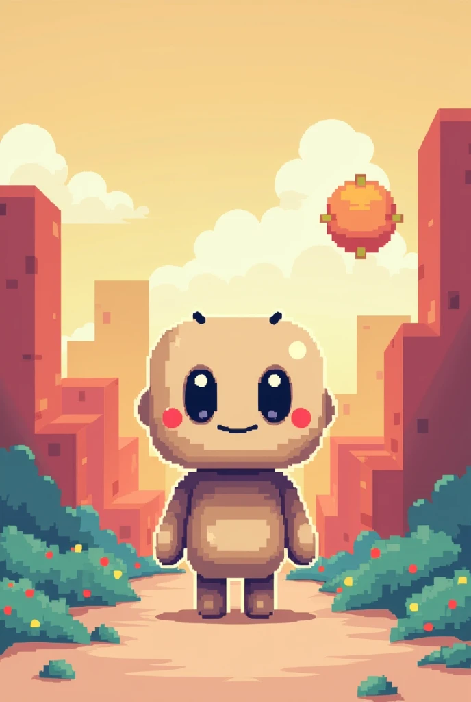 generate a pixel art character for a 2d video game, basic and simple