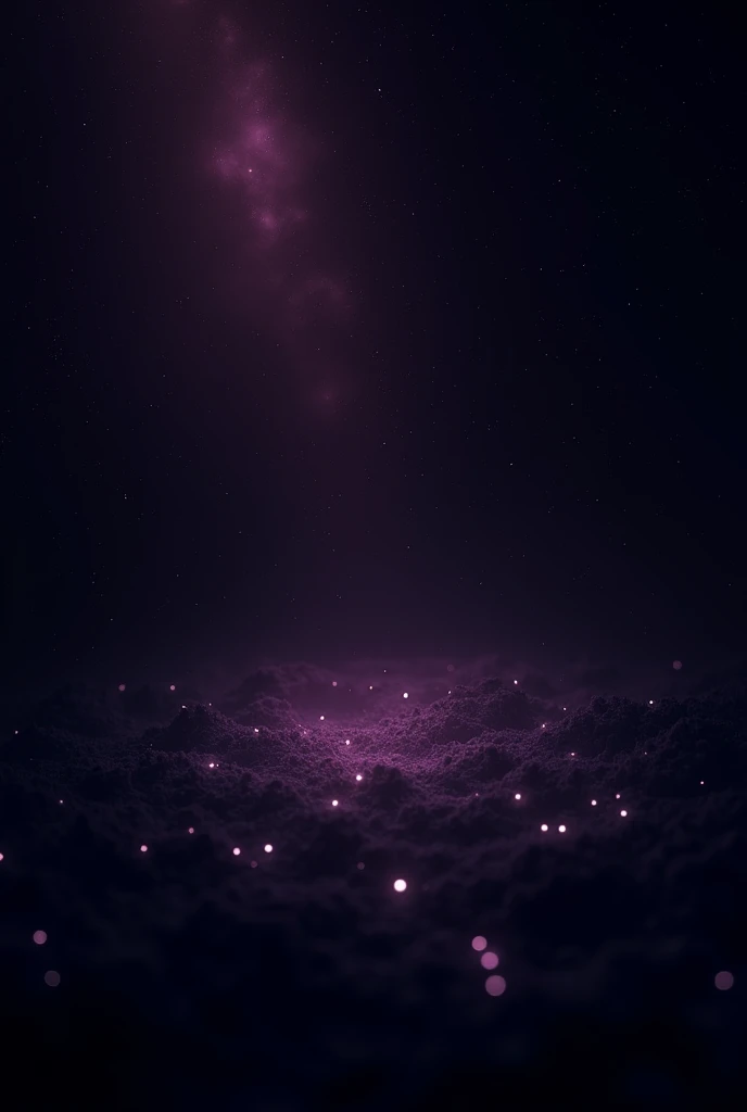 completely black background with dark purple stars, darker