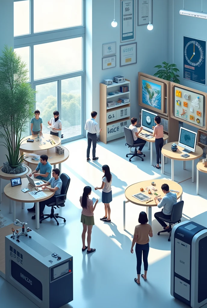Anecdotal Record Office Automation and Artistic Education in a circular manner