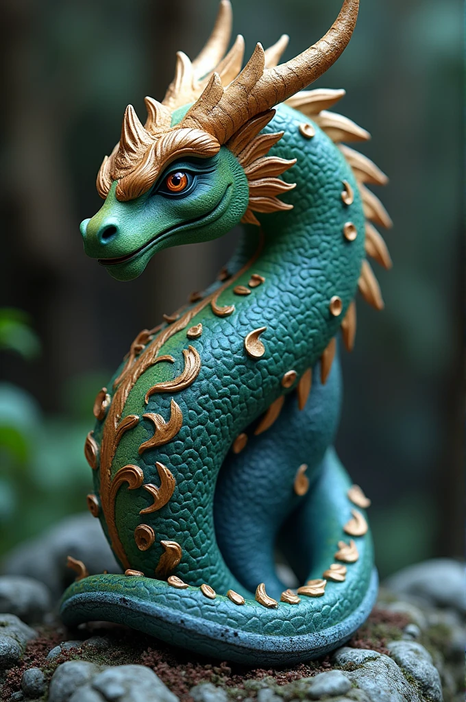 Mythological graphic faucet