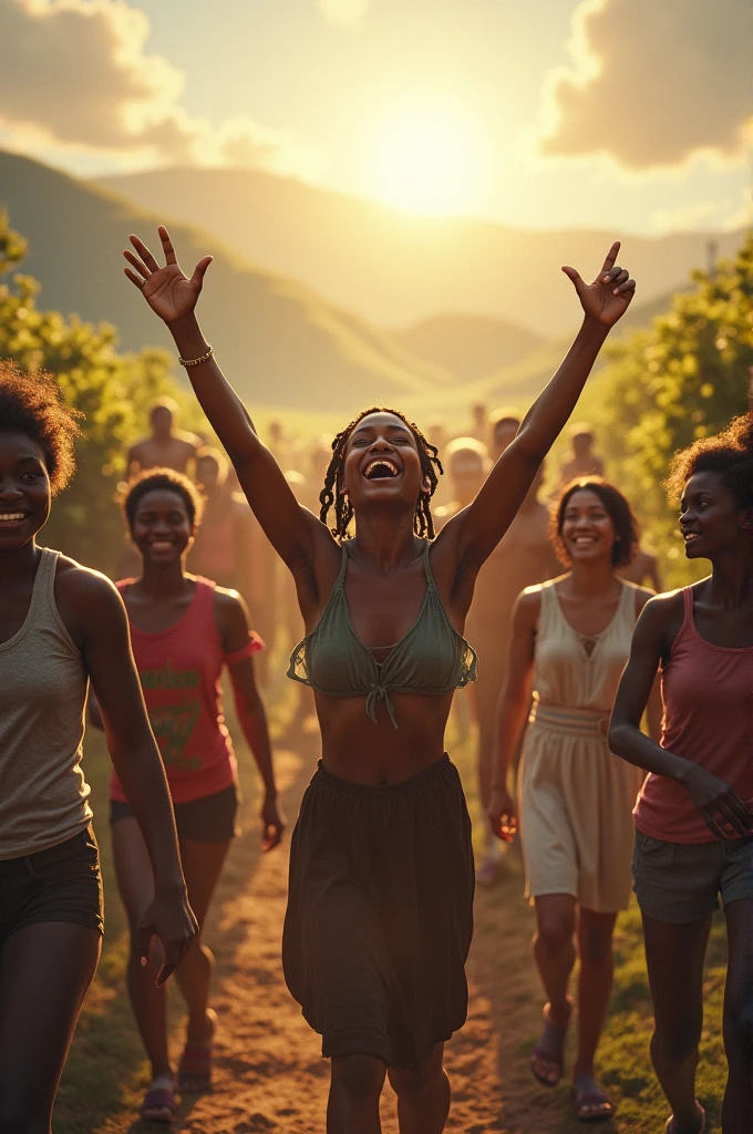 free from slave,
Women free from postitute