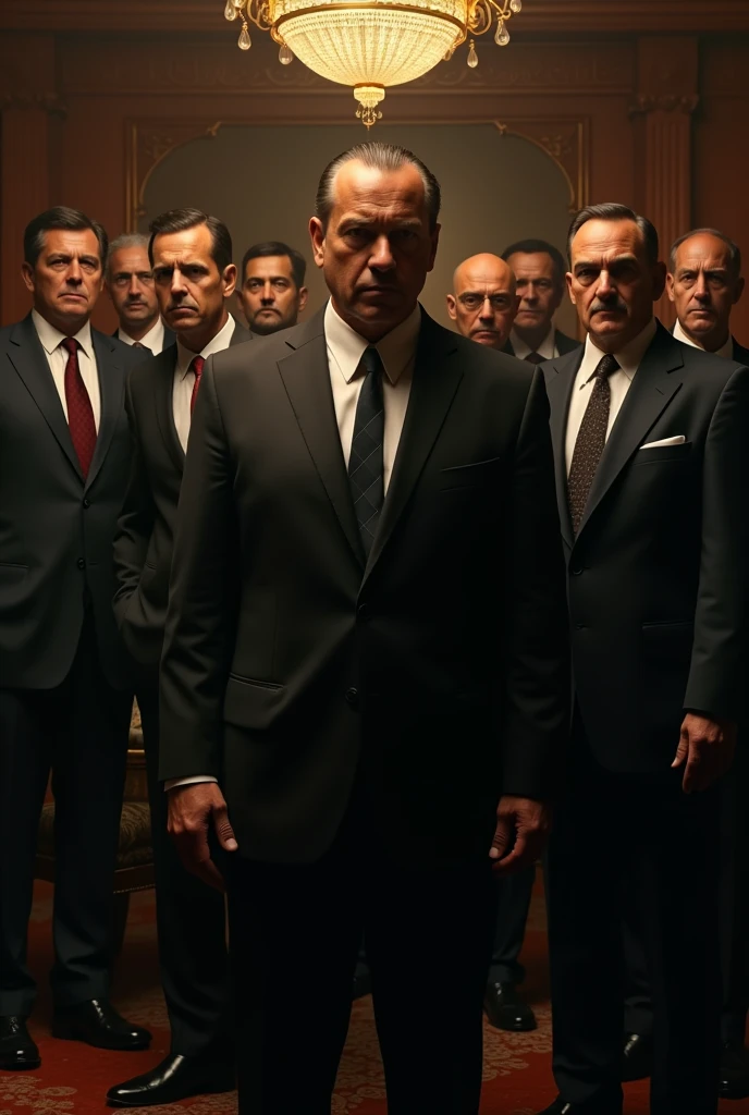 Create an image of a mafia
