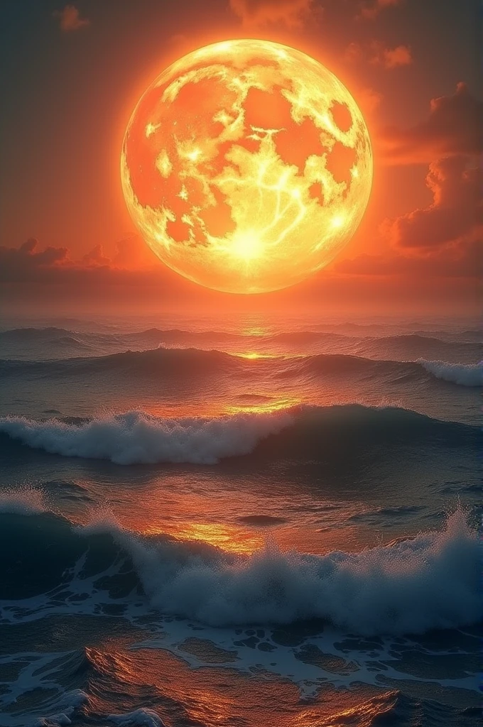 GRANTED! It's time! O Sol, already high and full, it drove away the tomb larvae...
To emerge from the bosom of these seas A new world awaits just a wave...