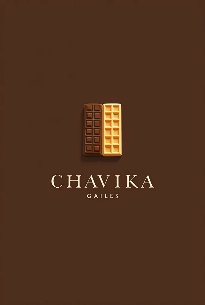 Easy logo for a brand of chocolates and also waffles