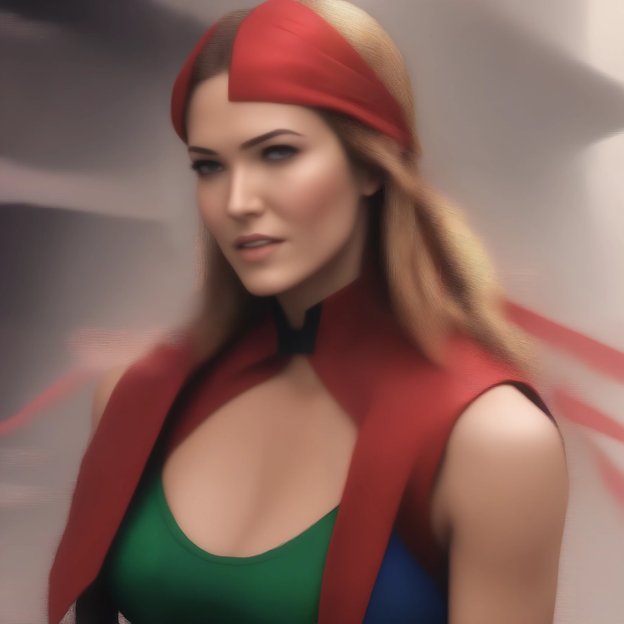 (masterpiece, best quality:1.2), 1girl, solo Mandy Moore as Cammy White from Street Fighter