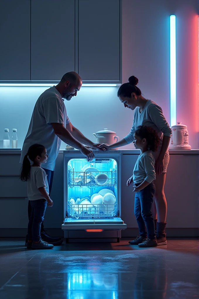 A star wars themed dish washing commercial