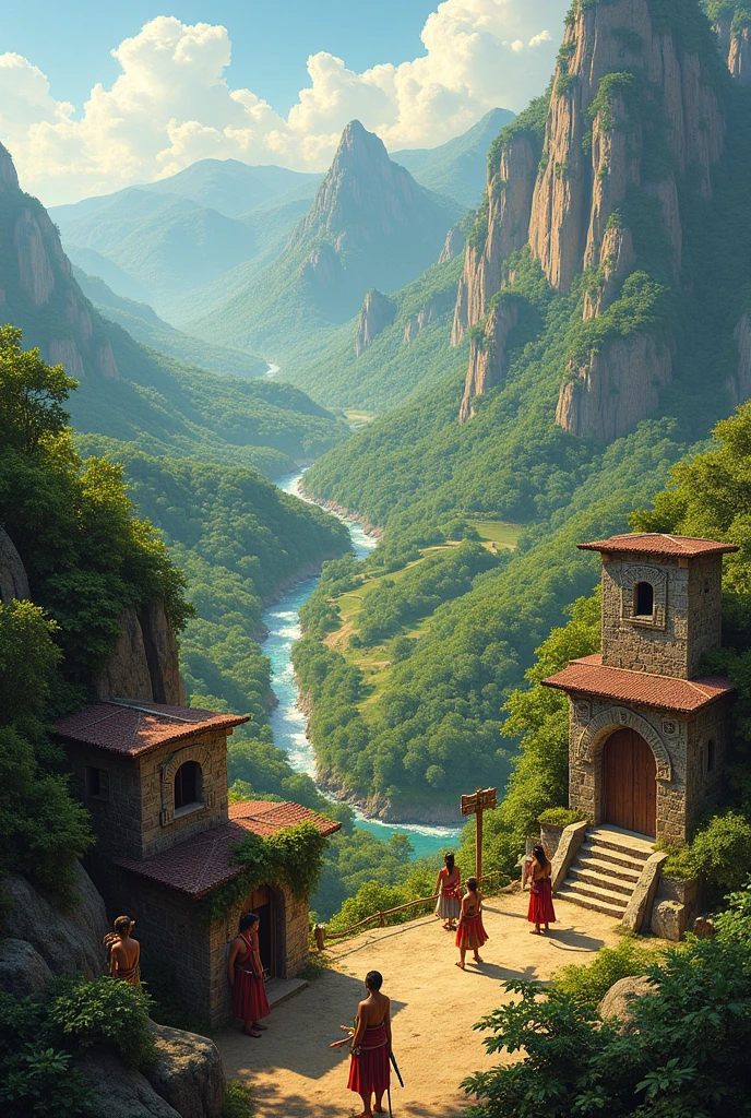 generates an image of Jalisco in the pre-Hispanic era
