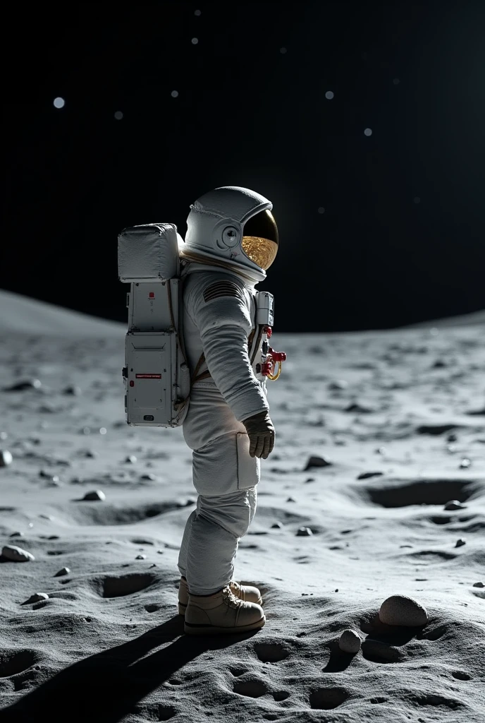 Un homme sur la lune