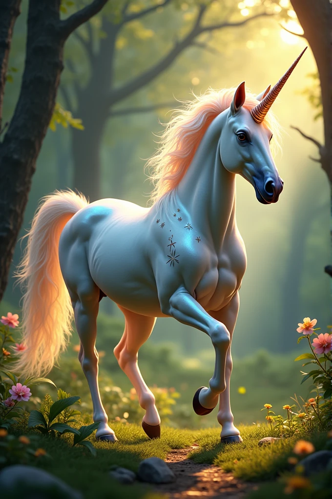 Une licorne sauvage