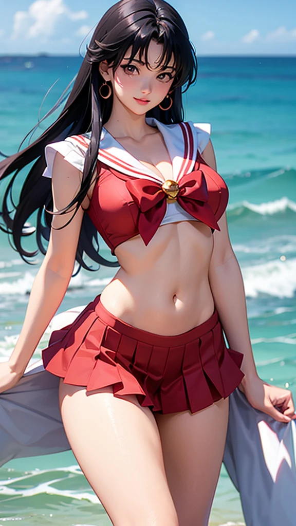 Sailor Mars, large breasts