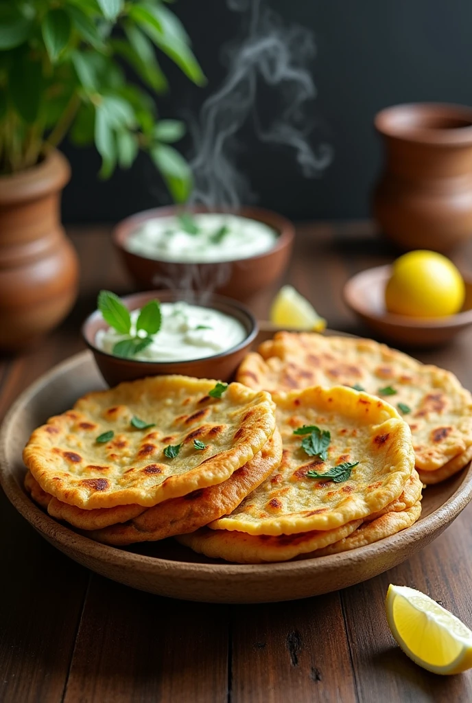Home made aloo ke parathe