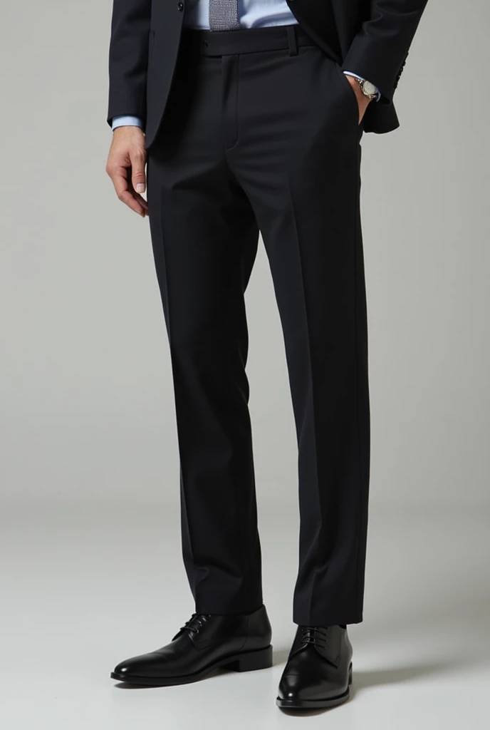 Create a men's dress pant with the KöK logo in a small font