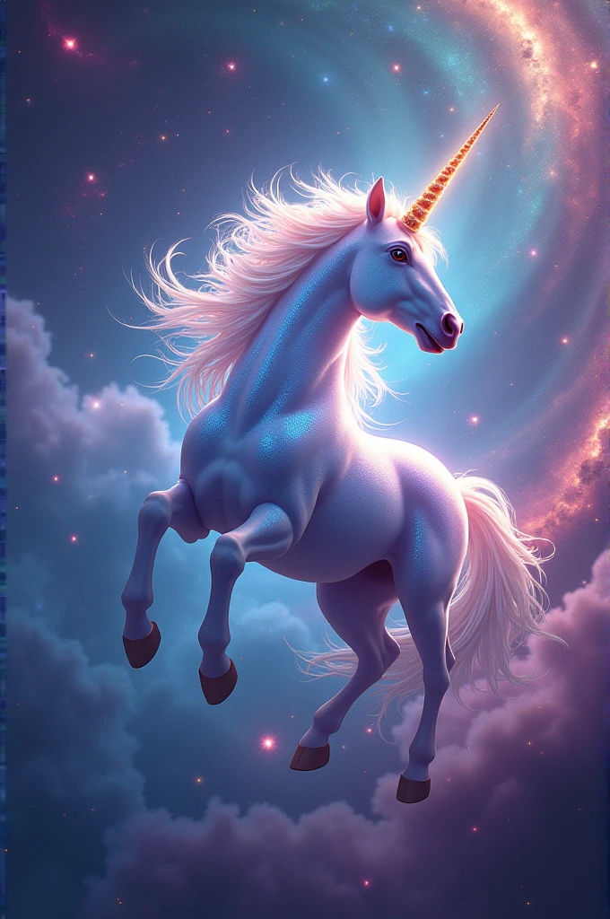 A galaxy unicorn